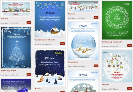 PF 2026 obrázky, vánoční přání