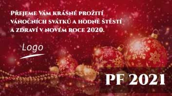 PF 2022 animované, vánoční přání