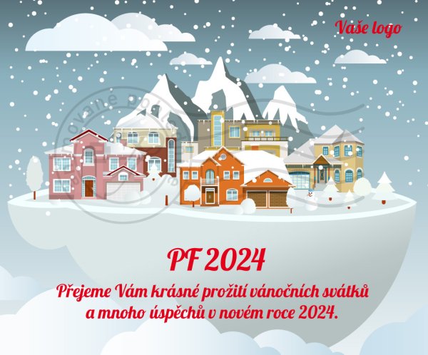 Ostrov 1- novoročenka, vánoční přání, PF 2023