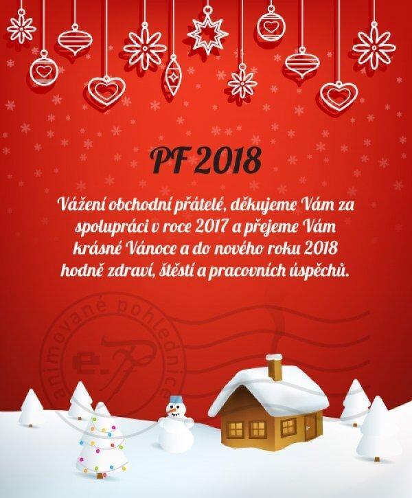 Vánoční krajinka (červené pozadí)
