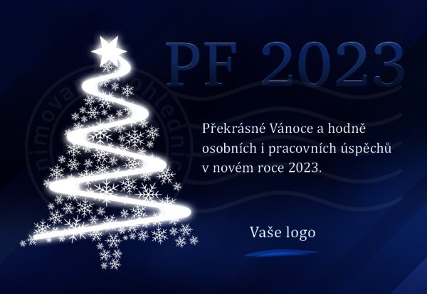 Stromek 2- novoročenka, vánoční přání, PF 2023